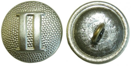 Wehrmacht shoulder strap button with Roman numeral II