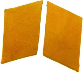 3rd Reich Luftwaffe Flying personnel  or Paratroopers collar tabs, yellow