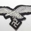 Enlisted ranks Luftwaffe breast eagle on the felt base 2