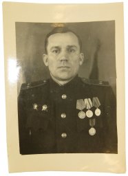 Soviet colonel photo from military file