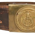SA der NSDAP Sturmabteilungen belt with two-piece brass buckle