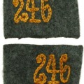Slip on tabs for shoulder straps of Wehrmacht Radfahr-Aufklärungs-Schwadron 246