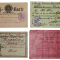 Set of cards issued to Otto Wieck