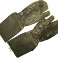 Leather protective gloves for armored troops member. RKKA.