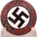 NSDAP member badge  M1/14 RZM - M. Oechsler. Lapel pin type. Magnetic