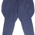 Blue cotton trousers for military officers schools.