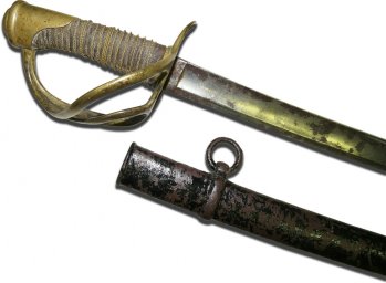 French sabre M1822, engraved blade: Klingenthal Mai 1825