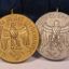 2 Wehrmacht service medals, 4 and 12 years bar. Bleckmann Zelle 3