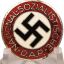 NSDAP party badge M1/93 RZM - Gottlieb Friedrich Keck 0