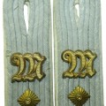 Wehrmacht Shoulder boards for lieutenant in a MG battalion