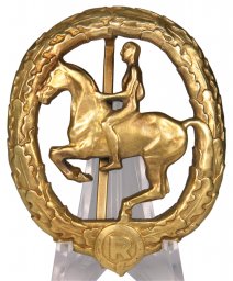 Horseman’s Badge in Gold, Lauer
