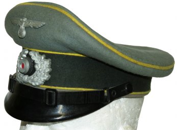 Wehrmacht NCOs Visor hat for signal troops