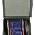 Luftschutz-Ehrenzeichen 2 with box of issue. Antiaircraft medal.