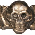Traditional skull ring from a WW2 period