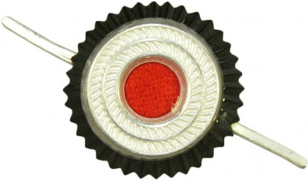 Wehrmacht service cap insignia (cockade) made of aluminum