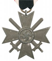 "127" War Merit Cross 2nd Class made of zinc