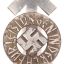 Karl Wurster M 1/34 HJ Badge in Silver 0