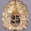 25 years Prussian Warriors Associations badge. 1