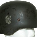 Double decal SS M35 steel helmet Q66