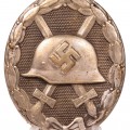 Silver Wound Badge S&L PKZ 4 Buntmetall