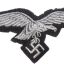 Enlisted ranks Luftwaffe breast eagle on the felt base 0