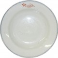 RKKA Mess Hall Dinner bowl. 1935-1941. Decorated with the Red Army Star