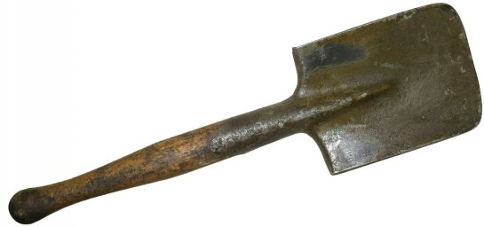 Imperial Russian Zarist M15 small entrenching tool, simplified version, dated 1915 year