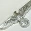 Aluminum eagle for Wehrmacht cap FLL 38. Mint condition 3