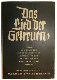 Austrian Hitlerjugend song book
