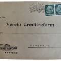 Creditreform empty envelope with SA stamp dated 23.3.38