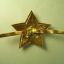 Unissued M35 pre-war made star for visorhats, winter headgear and etc. 1