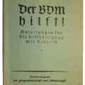 3rd Reich: BDM helps! Instructions for employment with children for