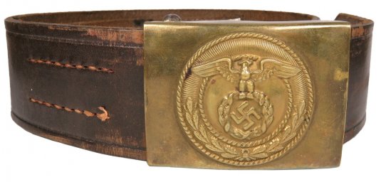 SA der NSDAP Sturmabteilungen belt with two-piece brass buckle