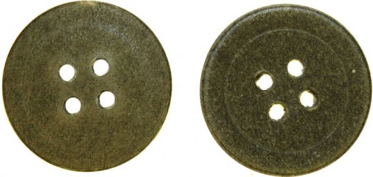Paper/cardboard buttons, Feldgrau - 23 mm. Wehrmacht Heer, Lufftwaffe and other military services