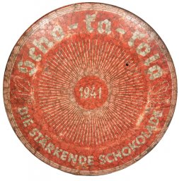 1941 Scho-ka-Cola chocolate can