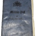 Military ID Militaer-Pass of Bavaria during the First World War
