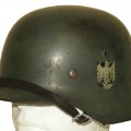 Wehrmacht m35 NS64/E.084 Steel helmet, complete, double decal
