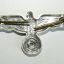 Aluminum eagle for Wehrmacht cap FLL 38. Mint condition 1