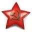 34 mm Red Star headwear insignia 0