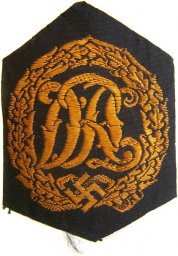 3rd Reich DRL sport badge, machine embroidered BeVo version
