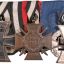 Award bar of a veteran of the WW1. Iron cross 2, 1914 0