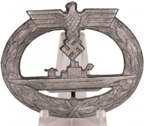 Rudolf Souval U-Bootkriegsabzeichen. Zinc. R.S.