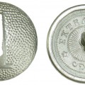 Early button, for shoulder straps of the Wehrmacht, 1th company