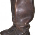 WW2 German dark brown combat boots