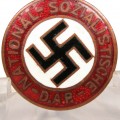 N.S.D.A.P membership badge, Otto Schickle Pforzheim. Lilliput type 18 mm