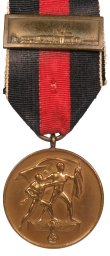 Sudetenland Medal with LDO marked Prager Burg clasp L/12 C.E. Junker