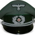Wehrmacht Gebirgsjager visor hat, Mountain troops.