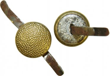 3rd Reich 12 mm Luftwaffe, Wehrmacht Generals or NSDAP gold plated brass button with prongs for viso