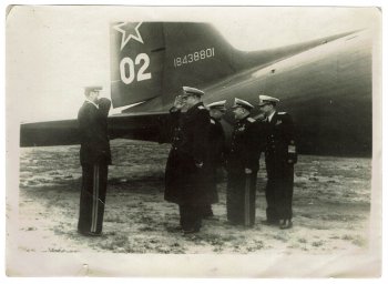Visit of the high rank soviet admirals