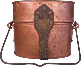 Pre-war copper mess kit made in Estonia by  Arsenal factory
